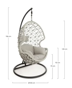 Hot Bizzotto POLTRONA SOSPESA IN FIBRA SINTETICA - KELLY