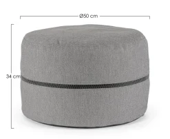Bizzotto POUF GULIZAR SMOKY D50