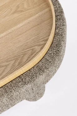 New Bizzotto POUF TANYA C-VASS OVALE GRIGIO