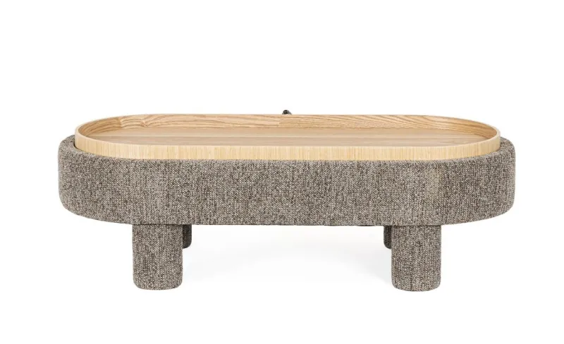 New Bizzotto POUF TANYA C-VASS OVALE GRIGIO