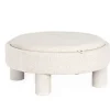 Clearance Bizzotto POUF TANYA C-VASS TONDO BIANCO