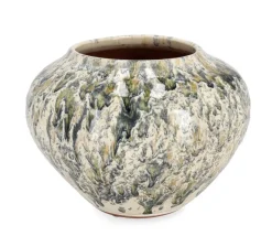 Sale Bizzotto P.VASO ESMA MELANGE VERDE BLU D22,5