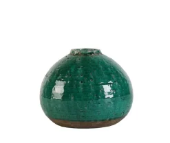Sale Bizzotto P.VASO RUNE TERRACOTTA VERDE D28