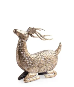 Hot Bizzotto RENNA BRYANNA SEDUTO ORO H42,5