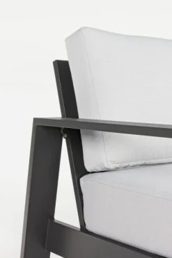 Hot Bizzotto SALOTTO IN ALLUMINIO ANTRACITE YK13 - BALTIC