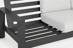 Hot Bizzotto SALOTTO IN ALLUMINIO ANTRACITE YK13 - BALTIC