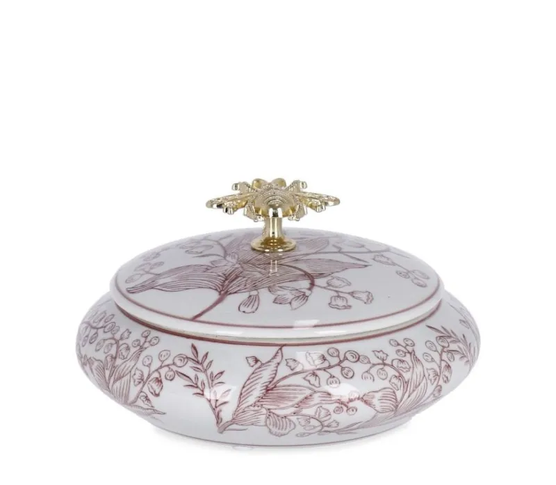 Outlet Bizzotto SCATOLA CAI C-TAPPO TO ROSSO BIANCO D18