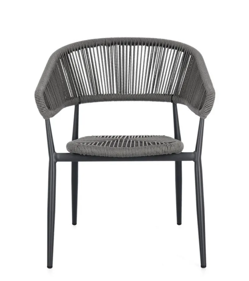 Bizzotto SEDIA C-BR ALGAIDA ANTRACITE/GRIGIO