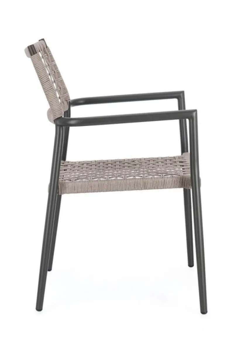 Online Bizzotto SEDIA C-BR CALETA ANTRACITE/KHAKI