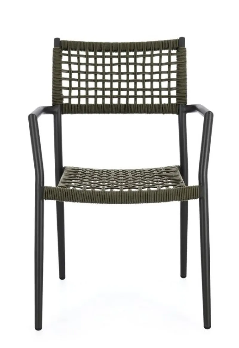 Online Bizzotto SEDIA C-BR CALETA ANTRACITE/VERDE