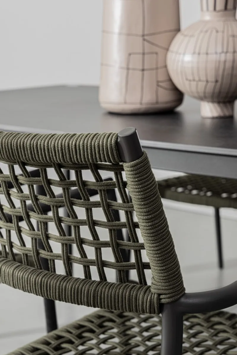 Online Bizzotto SEDIA C-BR CALETA ANTRACITE/VERDE