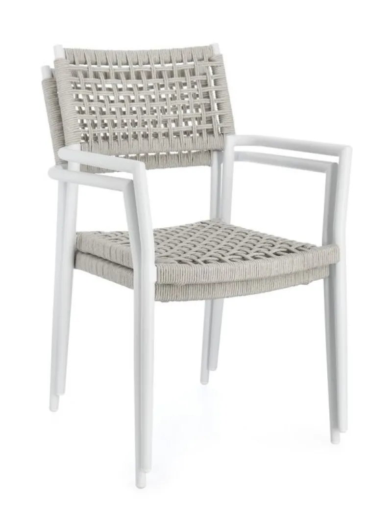 Hot Bizzotto SEDIA C-BR CALETA BIANCO