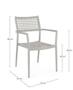 Outlet Bizzotto SEDIA C-BR CALETA SATURN