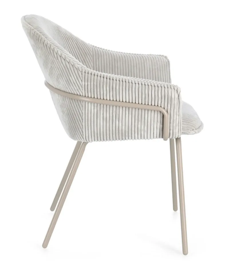 New Bizzotto SEDIA C-BR CASSIDY WARM/GRIGIO CHIARO