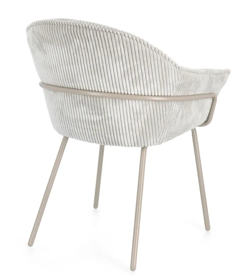 New Bizzotto SEDIA C-BR CASSIDY WARM/GRIGIO CHIARO