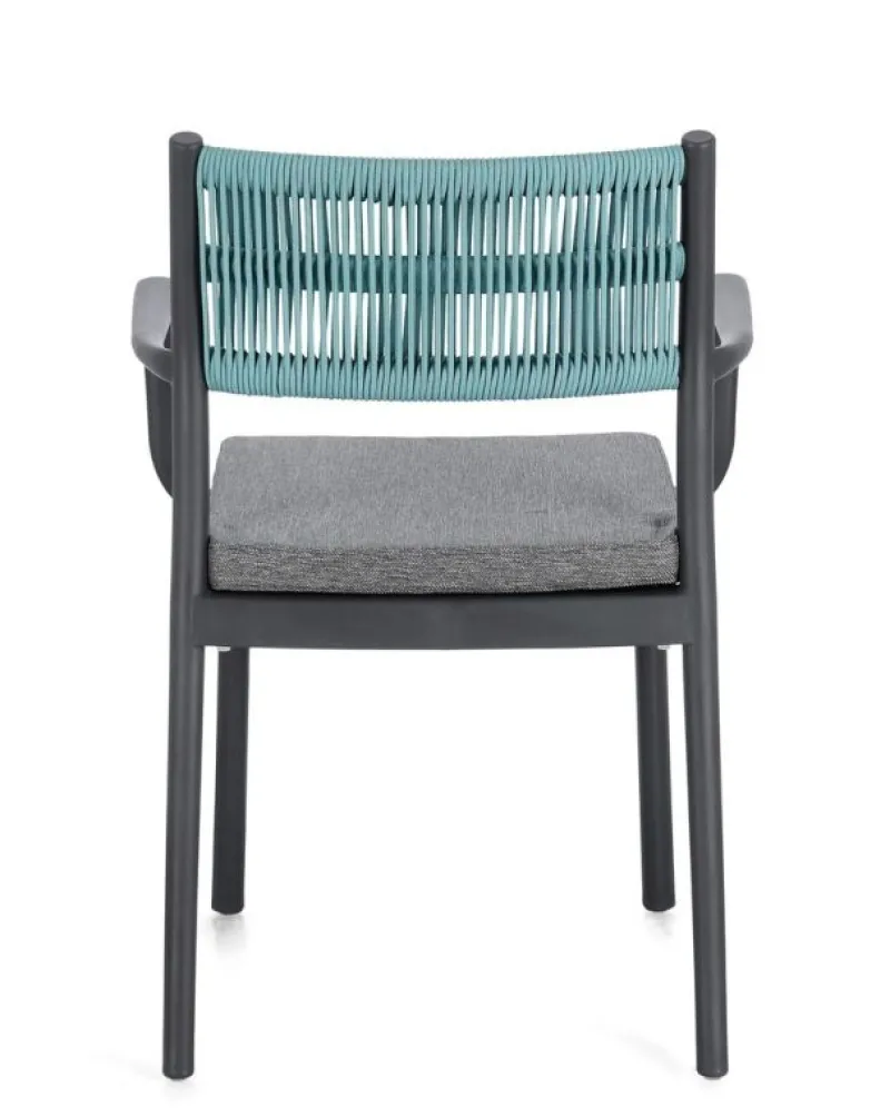 Best Bizzotto SEDIA C-BR C-C ALVIN ANTRACITE/AVIO