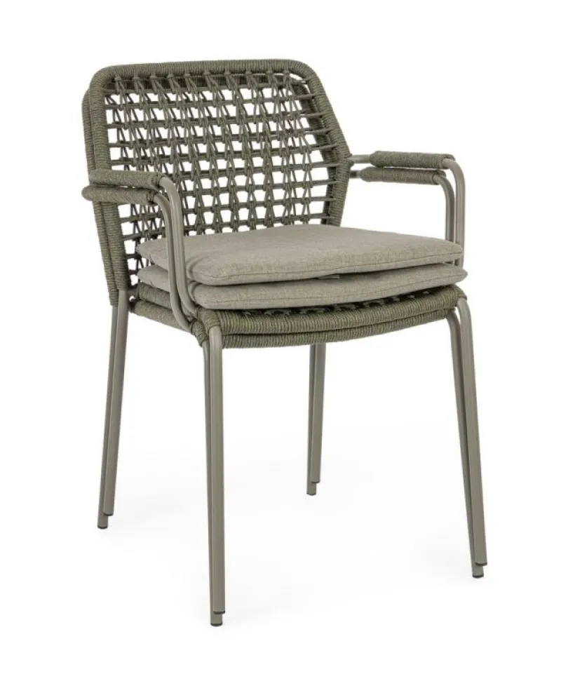 Outlet Bizzotto SEDIA C-BR C-C CANAR VERDE