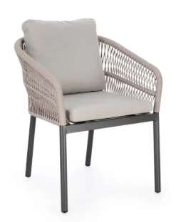 Bizzotto SEDIA C-BR C-C GALDANA ANTRACITE/KHAKI