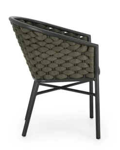 Online Bizzotto SEDIA C-BR C-C MARGALIDA ANTRACITE/VERDE