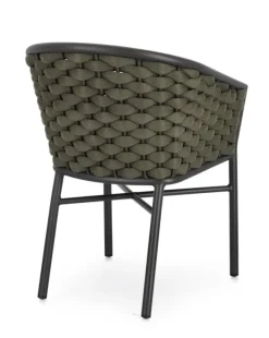 Discount Bizzotto SEDIA C-BR C-C MARGALIDA ANTRACITE/VERDE