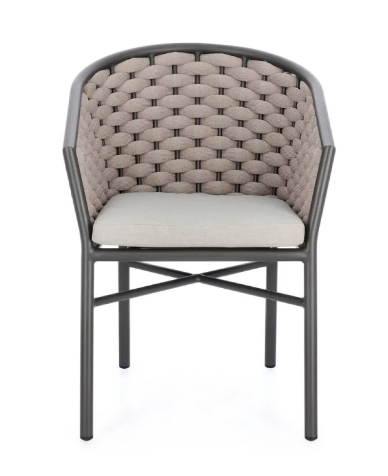 Online Bizzotto SEDIA C-BR C-C MARGALIDA ANTRACITE/KHAKI