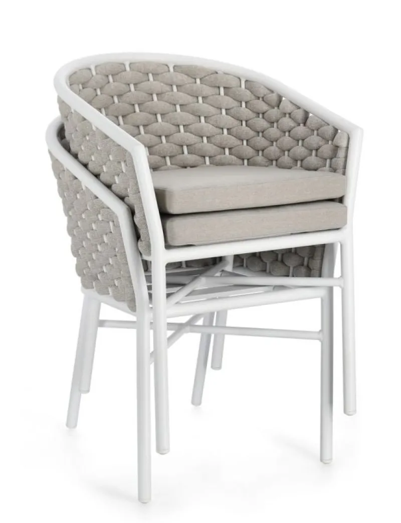 Bizzotto SEDIA C-BR C-C MARGALIDA BIANCO