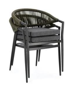 Best Bizzotto SEDIA C-BR C-C MILLOR ANTRACITE/VERDE