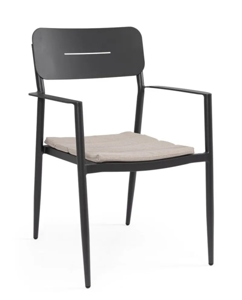 Online Bizzotto SEDIA C-BR C-C NEBULA ANTRACITE YK13