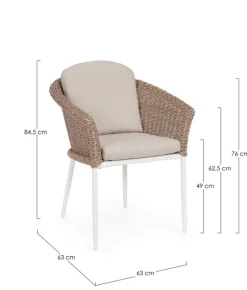 Discount Bizzotto SEDIA C-BR C-C OCEANA VAPOR YK15