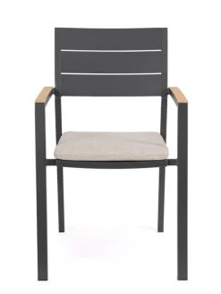 Clearance Bizzotto SEDIA C-BR C-C ZELMAR ANTRACITE YK13