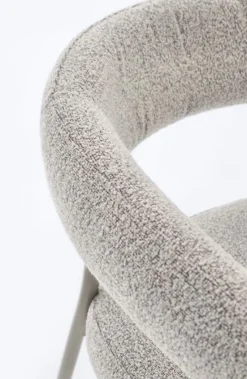 Online Bizzotto SEDIA C-BR GIAELE WARM GREY/TORTORA