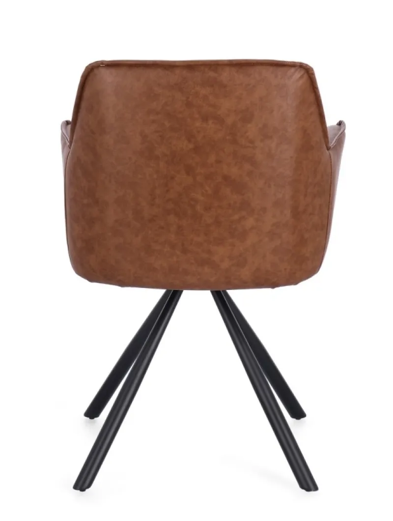 Best Bizzotto SEDIA C-BR GIREV.BREVAL MARRONE CHIARO