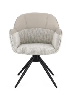 Hot Bizzotto SEDIA C-BR GIREVOLE ISOTTA BEIGE