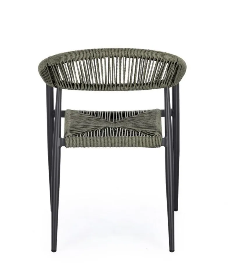 Bizzotto SEDIA C-BR JANDIA ANTRACITE/VERDE