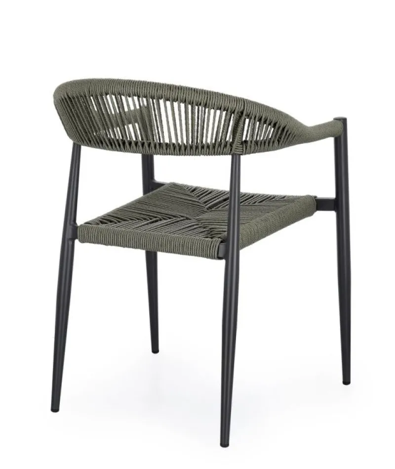 Bizzotto SEDIA C-BR JANDIA ANTRACITE/VERDE