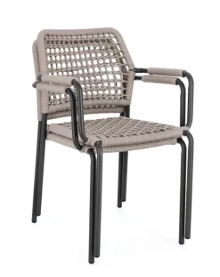 Online Bizzotto SEDIA C-BR RAJADA ANTRACITE/KHAKI