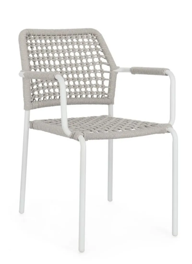 Outlet Bizzotto SEDIA C-BR RAJADA BIANCO