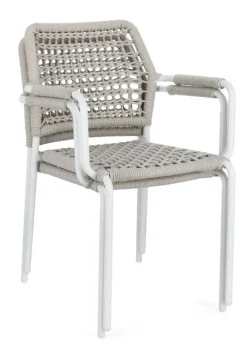 Outlet Bizzotto SEDIA C-BR RAJADA BIANCO