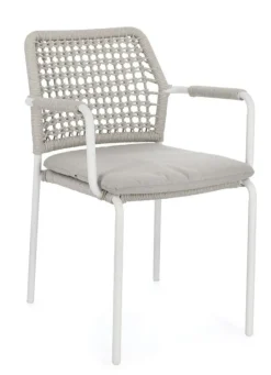 Outlet Bizzotto SEDIA C-BR RAJADA BIANCO