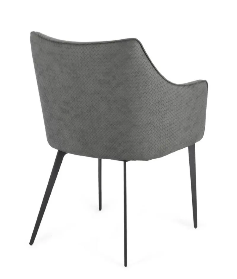 Bizzotto SEDIA C-BR RUSSELL GRIGIO SCURO