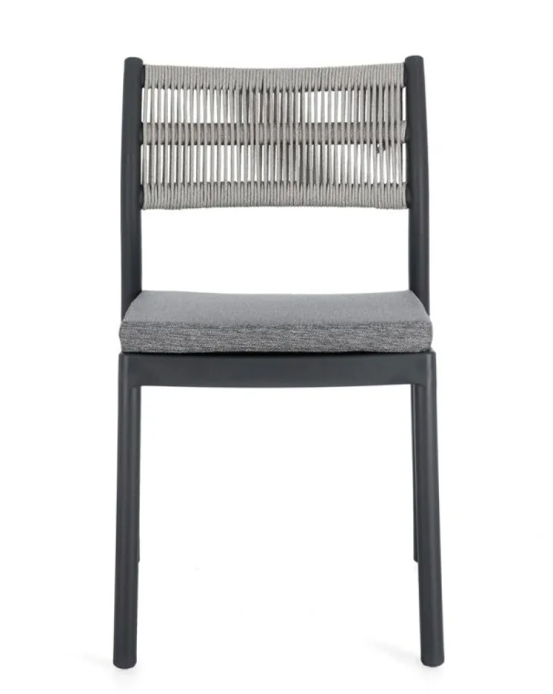 Clearance Bizzotto SEDIA C-C ALVIN ANTRACITE/GRIGIO CHIARO