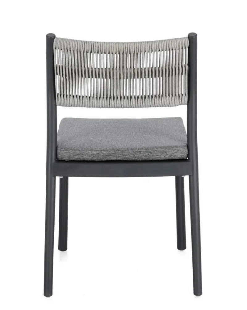 Clearance Bizzotto SEDIA C-C ALVIN ANTRACITE/GRIGIO CHIARO