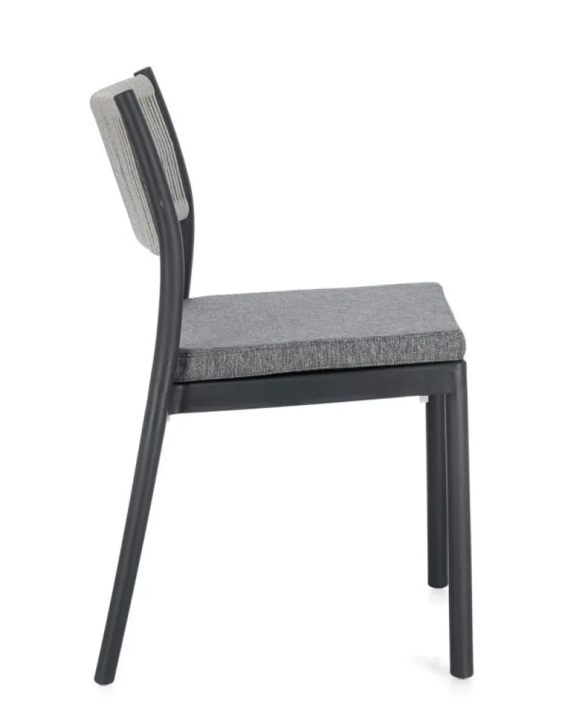 Clearance Bizzotto SEDIA C-C ALVIN ANTRACITE/GRIGIO CHIARO