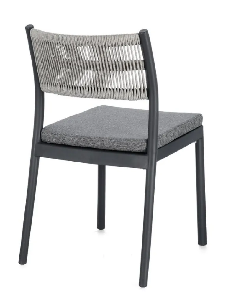 Clearance Bizzotto SEDIA C-C ALVIN ANTRACITE/GRIGIO CHIARO