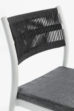 Clearance Bizzotto SEDIA C-C ALVIN BIANCO/GRIGIO SCURO