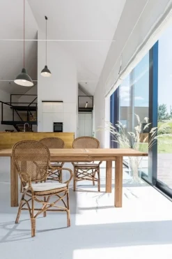 New Bizzotto SEDIA CON BRACCIOLI IN FIBRE NATURALI MIELE - EDELINA