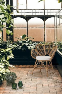 Online Bizzotto SEDIA CON BRACCIOLI IN FIBRE NATURALI - FLORES