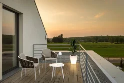 Hot Bizzotto SEDIA CON CUSCINO BIANCO YK11 - MARIBELA