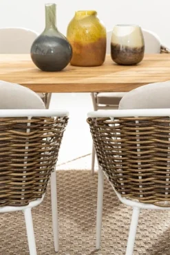 Hot Bizzotto SEDIA CON CUSCINO BIANCO YK11 - MARIBELA