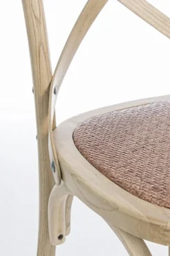 Discount Bizzotto SEDIA CROSS MARRONE NATURALE